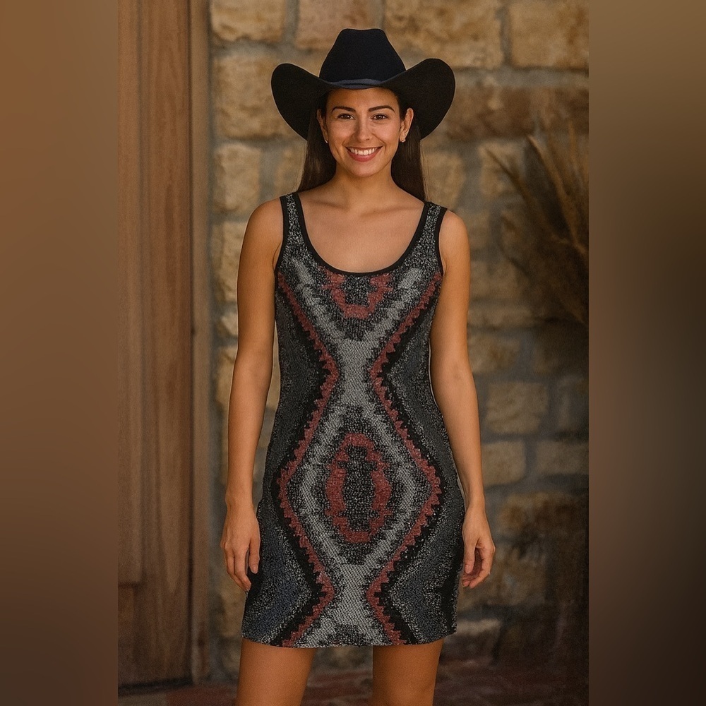 Francesca’s Collections Beaded Cocktail Dress NWT